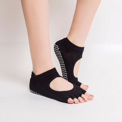 Women Yoga Backless Anti-Slip socks - Fitnetic
