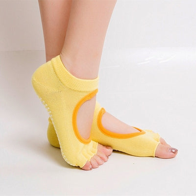 Women Yoga Backless Anti-Slip socks - Fitnetic
