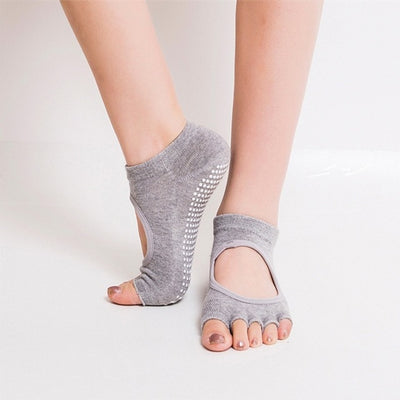 Women Yoga Backless Anti-Slip socks - Fitnetic