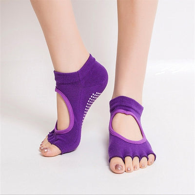 Women Yoga Backless Anti-Slip socks - Fitnetic