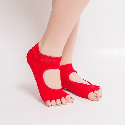 Women Yoga Backless Anti-Slip socks - Fitnetic