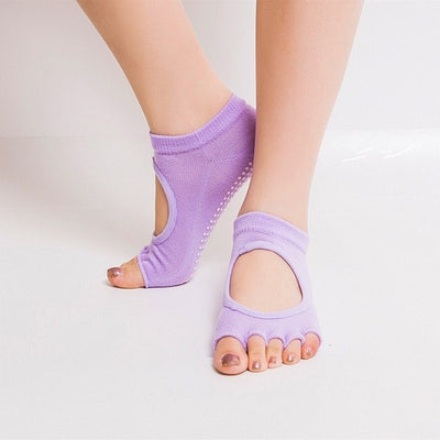 Women Yoga Backless Anti-Slip socks - Fitnetic