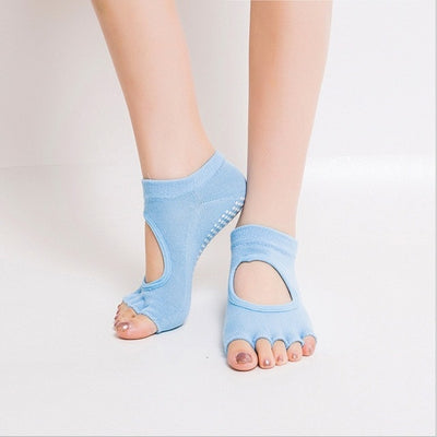 Women Yoga Backless Anti-Slip socks - Fitnetic