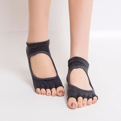 Women Yoga Backless Anti-Slip socks - Fitnetic