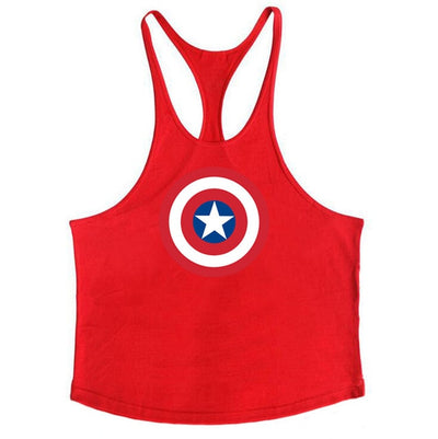 Solid Men Stringer Tank Top - Fitnetic
