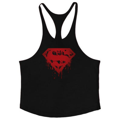 Solid Men Stringer Tank Top - Fitnetic