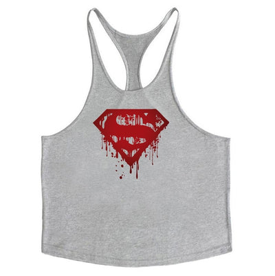Solid Men Stringer Tank Top - Fitnetic