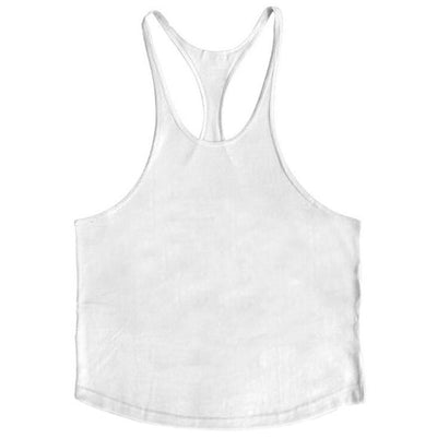 Solid Men Stringer Tank Top - Fitnetic