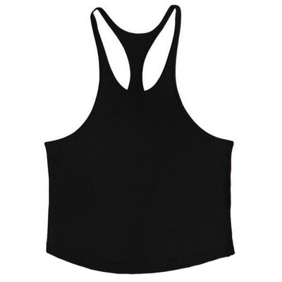 Solid Men Stringer Tank Top - Fitnetic