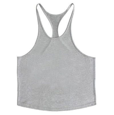 Solid Men Stringer Tank Top - Fitnetic