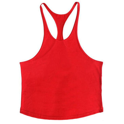 Solid Men Stringer Tank Top - Fitnetic