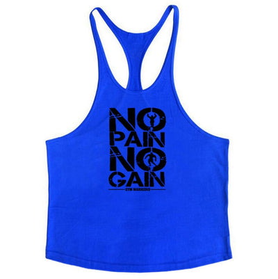 Solid Men Stringer Tank Top - Fitnetic