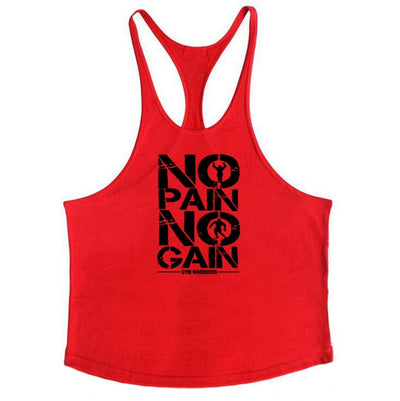 Solid Men Stringer Tank Top - Fitnetic