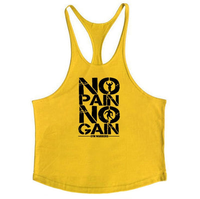 Solid Men Stringer Tank Top - Fitnetic