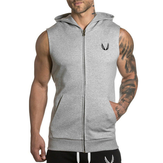 Fitness Hoodies Sleeveless Men - Fitnetic