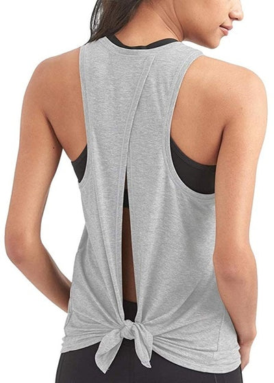 Yoga Vest Sleeveless Backless - Fitnetic