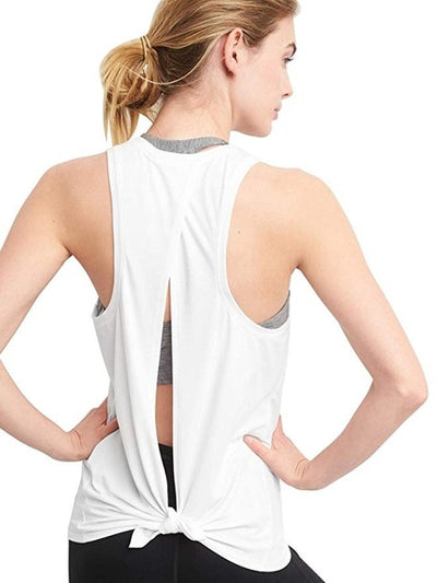 Yoga Vest Sleeveless Backless - Fitnetic