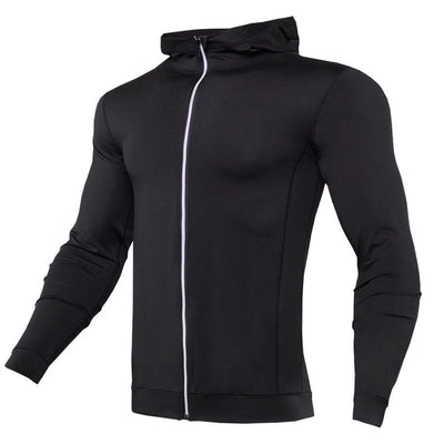 Hooded Sport Shirt Men Long Sleeve - Fitnetic