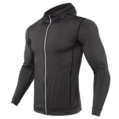 Hooded Sport Shirt Men Long Sleeve - Fitnetic