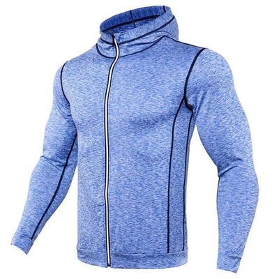 Hooded Sport Shirt Men Long Sleeve - Fitnetic