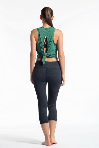 Yoga Vest Sleeveless Backless - Fitnetic
